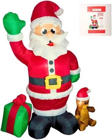 NOEL INFLAVEL 2,40M C/URSO E PRESENTE